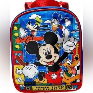 Disney Junior Mickey Mouse Jump Imto Fun 2024 Toddler Mini Backpack 10in